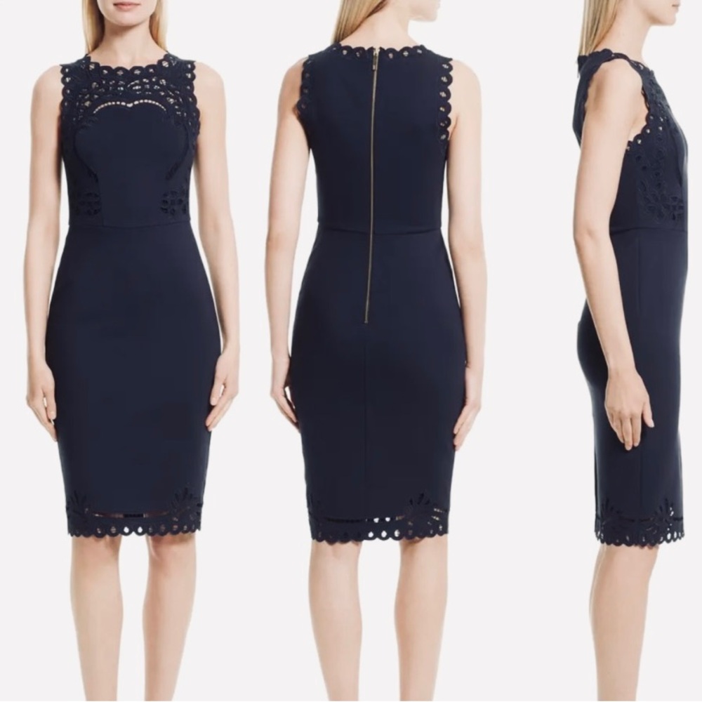 Ted Baker Black Lace Detail Dress - Picture 6 of 16